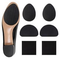 BOOHUQICH Sole Anti-Slip Pad, Set of 6, Sole Guard, Heel juoda