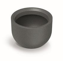 Plastikinis lauko vazonas Molta Round, pilkos sp., 60 x 60 x 42 cm.