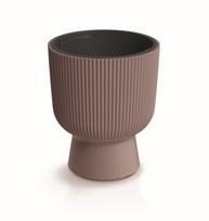 Plastikinis lauko vazonas Milly, bordo sp., 29,8 x 29,8 x 36,5 cm.