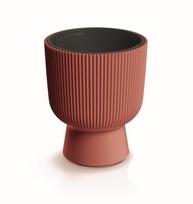 Plastikinis lauko vazonas Milly, vario sp., 29,8 x 29,8 x 36,5 cm.