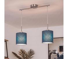 BRILAGI - LED pakabinamas šviestuvas ant laido NUBILA 2xE27/60W/230V tamsiai mėlynas
