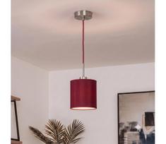 Brilagi - LED pakabinamas šviestuvas su laidu NUBILA 1xE27/60W/230V Ø 14 cm pompejinė raudona