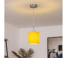 Brilagi - LED liustra ant laido NUBILA 1xE27/60W/230V Ø 14 cm geltona