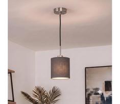Brilagi - LED pakabinamas šviestuvas ant laido NUBILA 1xE27/60W/230V, skersmuo 14 cm, juoda/antracitas