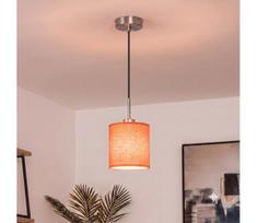 BRILAGI - LED pakabinamas šviestuvas ant laido NUBILA 1xE27/60W/230V skersmuo 14 cm juoda/oranžinė