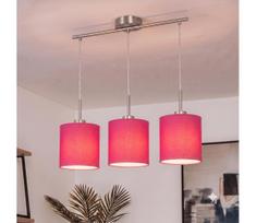 Brilagi - LED liustra ant laido NUBILA 3xE27/60W/230V rožinė