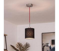 Brilagi - LED pakabinamas šviestuvas NUBILA ant laido 1xE27/60W/230V skersmuo 14 cm raudona/juoda