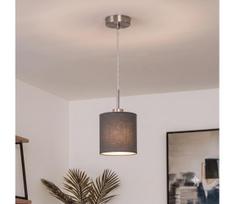 Brilagi - LED liustra ant laido NUBILA 1xE27/60W/230V, skersmuo 14 cm, antracitas