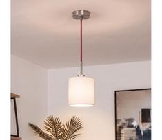 Brilagi - LED pakabinamas šviestuvas su laidu NUBILA 1xE27/60W/230V skersmuo 14 cm raudona/balta