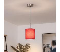 BRILAGI - LED pakabinamas šviestuvas su kabeliu NUBILA 1xE27/60W/230V Ø 14 cm juoda/raudona