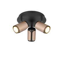 Šviestuvas lubų ir sienų Trio Spot 814530365, GU10, 3 x 10 W, juoda sp.