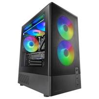Korpusas MicroATX korpusas - MARS GAMING - MC-ONYX - Metalinis tinklinis priekinis skydelis - 3x ARGB FDB - Grūdinto stiklo šoninis skydelis
