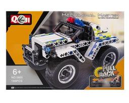Policijos automobilio konstruktorius Kathay-Haster, baltas