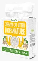 Augalinis kraikas katėms BeloCat Cassava, 6 L