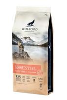 Wolfood Essential be grūdis suaugusiems šunims su lašiša ir tapioka, 14 kg