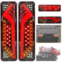 Led Galiniai Kombinuoti Žibintai Priekabai Ir Traktoriui 12/24V – Ryškūs, Patvarūs, Atsparūs Vandeniui