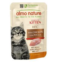 Konservai kačiukams su vištiena, Almo Nature HFC Kitten, 6x55 g