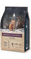 Wolfood Original Cat & Kitten Grain Free begrūdis suaugusioms katėms ir kačiukams su paukštiena ir žuvimi, 3 kg
