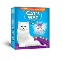 Bentonitinis kraikas katėms Cat’s Way Eco Premium Lavender 6 L
