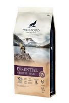 Wolfood Essential Medium Maxi begrūdis suaugusiems šunims su vištiena, 14 kg
