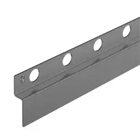 Sieninis dušo nuolydžio profilis kairinis / dešininis - 120cm - Gun metal - Dešininė
