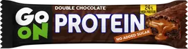 Šokoladinis baltyminis batonėlis GO ON PROTEIN Double Chocolate, 45 g