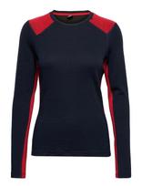 Helly Hansen - W Lifa Merino Midweight Crew - Apatinės kelnės - Mėlyna