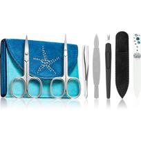 DuKaS Premium Line Solingen 216 manikiūro rinkinys + rankovė Blue-Turquoise