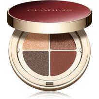 Clarins Ombre 4 Colour Eye Palette akių šešėlių paletė ilgai išliekančio poveikio atspalvis 10 Maple Gradation 4,2 g