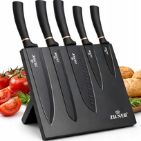 Virtuvės peilių rinkinys su magnetiniu stovu ZILNER, ZL-5116