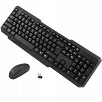 Belaidis klaviatūros ir pelės rinkinys Titanum TK108 Memphis, 2,4 GHz, juodas