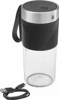 Kokteilinė WMF KITCHENminis Mix on the Go nešiojamas kokteilių trintuvas, 50 W, 300 ml, nerūdijančio plieno / juodas