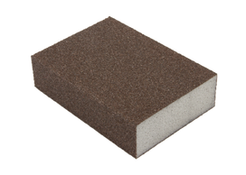 Keturpusė šlifavimo kempinė RF 98 x 69 x 26 mm AO (įv. grūdėtumai)