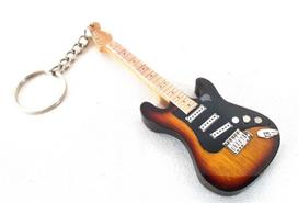 „Deep Purple“ gitaros formos medinis raktų pakabukas – Ritchie Blackmore stilius