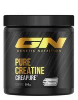 Pure Creatine Creapure® – 100 % Creapure kreatino monohidratas | Genetic Nutrition (500 g / ~160 porc.)