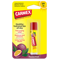 Carmex Passion Fruit Stick SPF15 Pasiflorų aromato lūpų balzamas, 4.25g