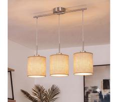 BRILAGI - LED pakabinamas šviestuvas ant kabelio NUBILA 3xE27/60W/230V šviesiai rudas