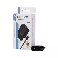 Beline Beli02174 USB-C į Lightning 30W kroviklis su juodu laidu