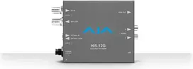 AJA Hi5-12G pilkas aktyvus vaizdo keitiklis iš 12G-SDI į HDMI 2.0