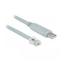 Serijinis kabelis DeLOCK 63920 USB 2.0 Type-A RJ45 pilkas 0,5 m