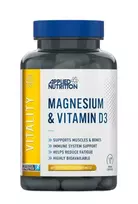 Applied Nutrition Magnesium & Vitamin D3 60 kaps.