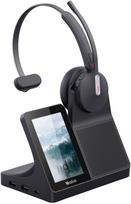 Ausinės Yealink Yealink WH64 Mono Belaidės galvos juostos biuro/telefonų centro USB Type-C Bluetooth Black | 1208737 | 6938818324657
