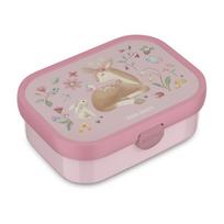 Šviesiai rožinės spalvos iš plastiko vaikiška pietų dėžutė Fairy Garden by Little Dutch – Mepal