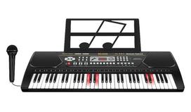 Vaikiškas pianinas su mikrofonu, 61 klavišas