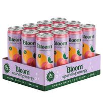 Bloom Energy 12 x 250ml skonis - Avietės limonadas