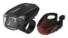 Ansmann 1600-0254 dviračio žibintas Galinis žibintas + priekinis žibintas (rinkinys) LED