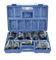 SILVER SMŪGINIŲ GALVUČIŲ RINKINYS 1″ 10 vnt. 17-41mm