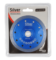 SILVER DEIMANTINIS DISKAS 125×22,2 /AKMENS MASĖS PLYTELĖMS
