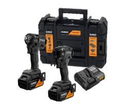 DEWALT KOMPLEKTAS COMBO 18V DCK2224MP2T (DCD86M, DCF92M) 2×5,0Ah TSTAK MCLAREN