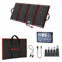 Sulankstomas Dokio saulės kolektorius 220w 120v Usb